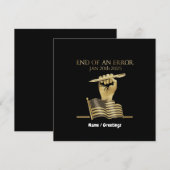 Invitation Fin d'une erreur 20 janvier 2025 (Devant / Derrière)