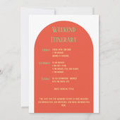 Invitation Final Fiesta Cactus Bachelorette Week-end Itinérai (Dos)