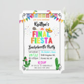 Invitation Final Fiesta Mexicana Bachelorette Party (Debout devant)