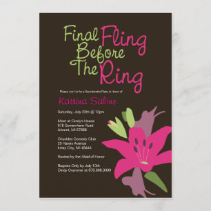 Invitation Finale bataille de Lily rose avant l'invitation du