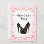 Invitation finale de Fling Pink Bachelorette Party (Devant)