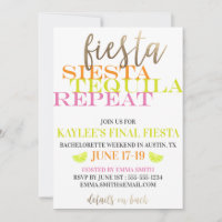Finale Fiesta Bright and Modern Bachelorette Party