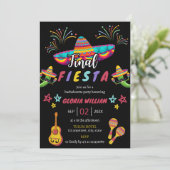 Invitation Finale Fiesta Mexicaine Vibrant Bachelorette Party (Debout devant)