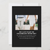 Invitation Finalement Postponed Covid Photo Enregistrer la da (Dos)