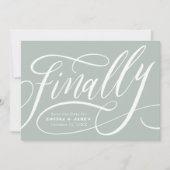 Invitation Finalement reporté Modifier la date Enregistrer la (Devant)