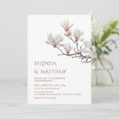 Invitation Fine Art Magnolia Casual Wedding (Debout devant)