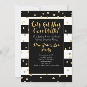Invitation Finissons-en avec le Nouvel An 2020 2021