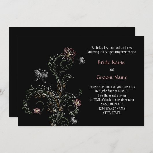 Invitation Finition sotte (Devant / Derrière)