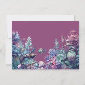 Invitation Fintastic One moderne Rustic Watercolor Baby showe (Dos)