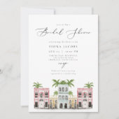 Invitation FIONA Charleston Rainbow Row Fête des mariées (Devant)