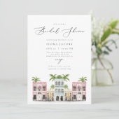 Invitation FIONA Charleston Rainbow Row Fête des mariées (Debout devant)