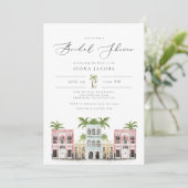Invitation FIONA Charleston Rainbow Row Fête des mariées (Debout devant)
