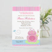 Invitation Fiona le Baby shower de grenouille de l'étang 5x7  (Debout devant)