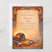 Invitation Fire Department Graduation (Devant)