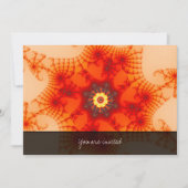 Invitation Fire Web - Art fractal (Devant)