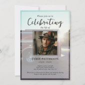 Invitation Firefighter Celebration of Life Photo, Funeral (Devant)