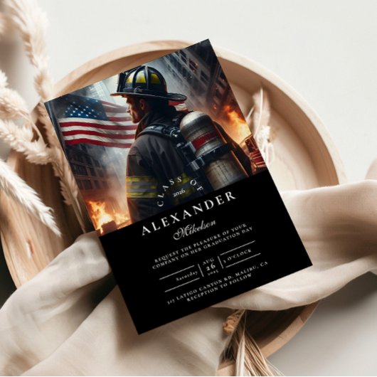 Invitation Firefighter Graduation Ceremony
