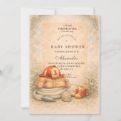 Invitation Firefighter Theme Baby Shower (Devant)