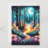 Invitation Fireflies flamboyantes Aventure Anniversaire (Dos)