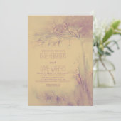 Invitation Fireflies Mason Jars Mariage d'arbre rustique Invi (Debout devant)