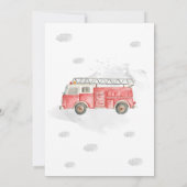 Invitation Firetruck Calling All Firefigthers Boy Birthday (Dos)