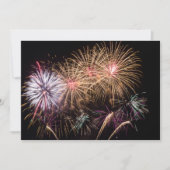 Invitation Fireworks / Carte Flat (Devant)