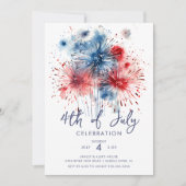 Invitation Fireworks Extravaganza 4 juillet (Devant)