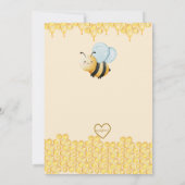 Invitation First Bee Day, Bumble Bee 1st Birthday (Dos)