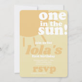 Invitation First Birthday Invite (Devant)