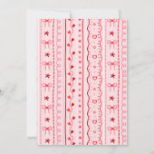 Invitation First Birthday valentine baby birthday party (Dos)