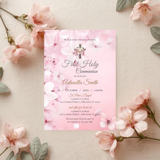 Invitation First Boy Communion