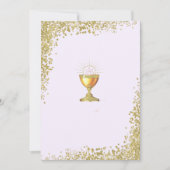 Invitation First Communion Invite Purple (Devant)