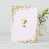 Invitation First Communion Invite Purple (Debout devant)