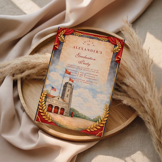 Invitation First Responder Graduation Celebration