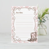 Invitation First Rodeo 1st Birthday Time Capsule Cards (Debout devant)