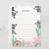 Invitation First Rodeo Boho Wild West Time Capsule Cards (Devant)