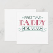 Invitation First Time Dad 2022 (Devant / Derrière)