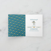 Invitation First Trip Around the Sun Space Birthday Photo (Intérieur)