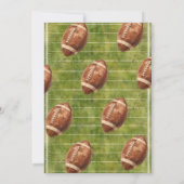 Invitation First Year Down Football 1st Birthday (Dos)