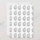 Invitation First Year Down Football 1st Birthday (Dos)