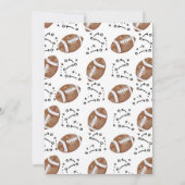 Invitation First Year Down Football Birthday Invitation, 2nd (Dos)