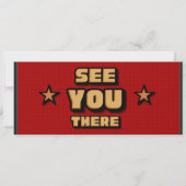 Invitation First Year Down - Football Ticket (Dos)