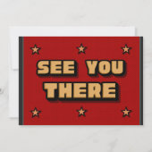 Invitation First Year Down - Football with Photo Landscape (Dos)