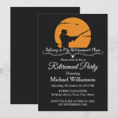 Invitation Fishing Retirement Party (Devant / Derrière)