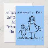 Invitation Fiston ou Invitations (Devant / Derrière)