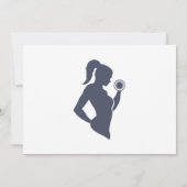 Invitation Fitness girl levant haltère (Dos)