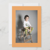 Invitation Five est une Vibe Éffrayante Photo Halloween 5e an (Dos)