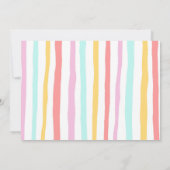 Invitation Five est une Vibe Magique Unicorn 5e Anniversaire (Dos)