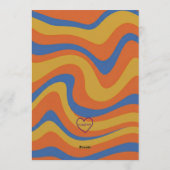 Invitation Five is a Vibe, Blue Orange Yellow 5th Birthday (Dos)