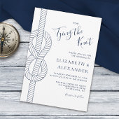 Invitation Fixer La Corde De Knot Mariage Nautique